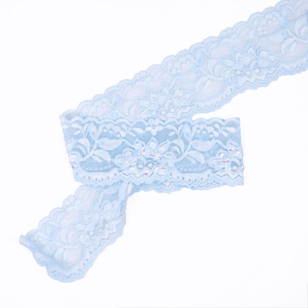 Baby Blue Sequin Lace