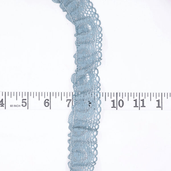 Dusty French Blue Ruffle Lace - Image 2