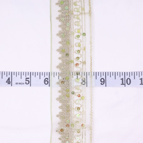 Light Moss Tulle Lace - Image 2