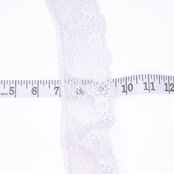 White Flower Ruffle Lace - Image 2