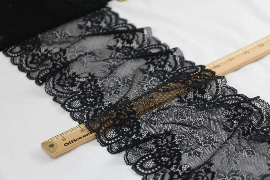 Black Oval Lace Wildbird Fabric