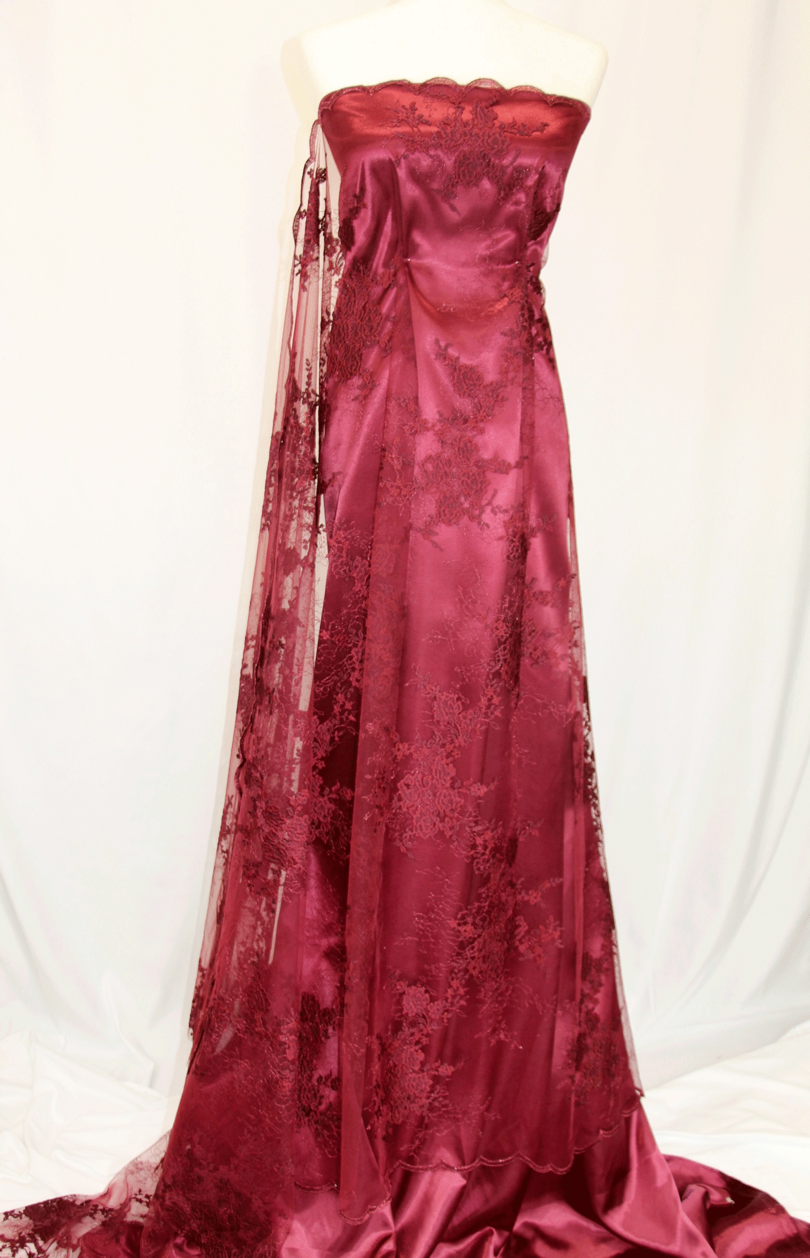 Embroidered Wild Rose Bridal Lace - Image 7