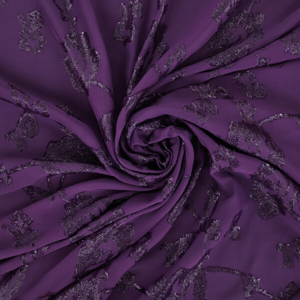 Floral Texture - Dark Plum