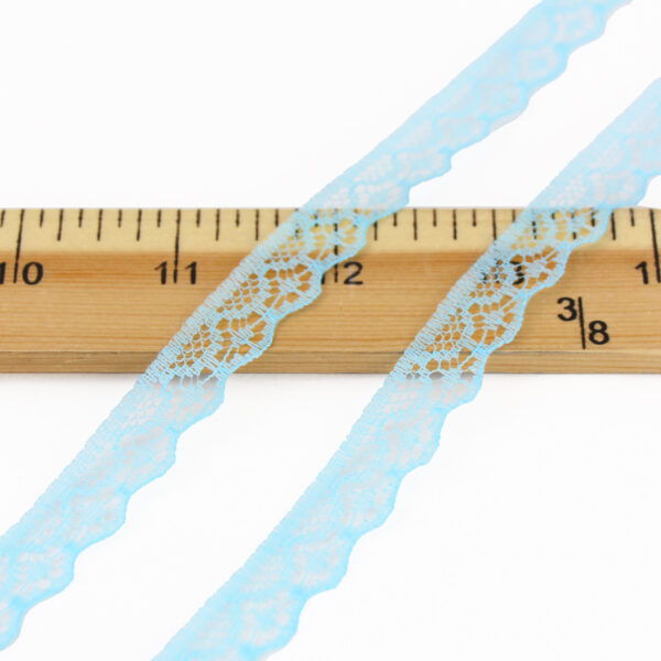 Powder Blue Trim Lace