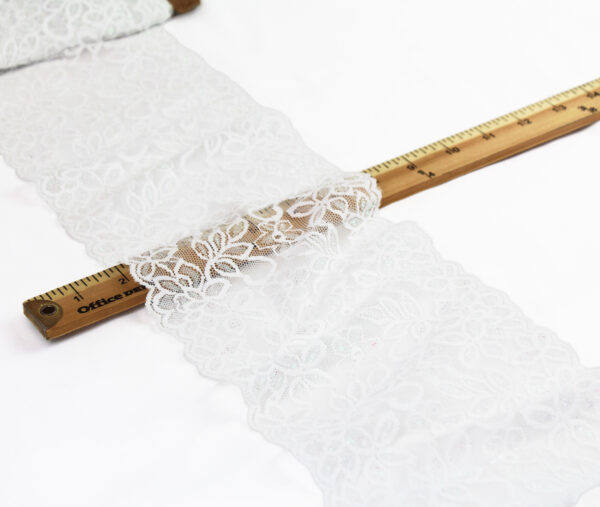 Shiny Iridescent White Lace - Image 2