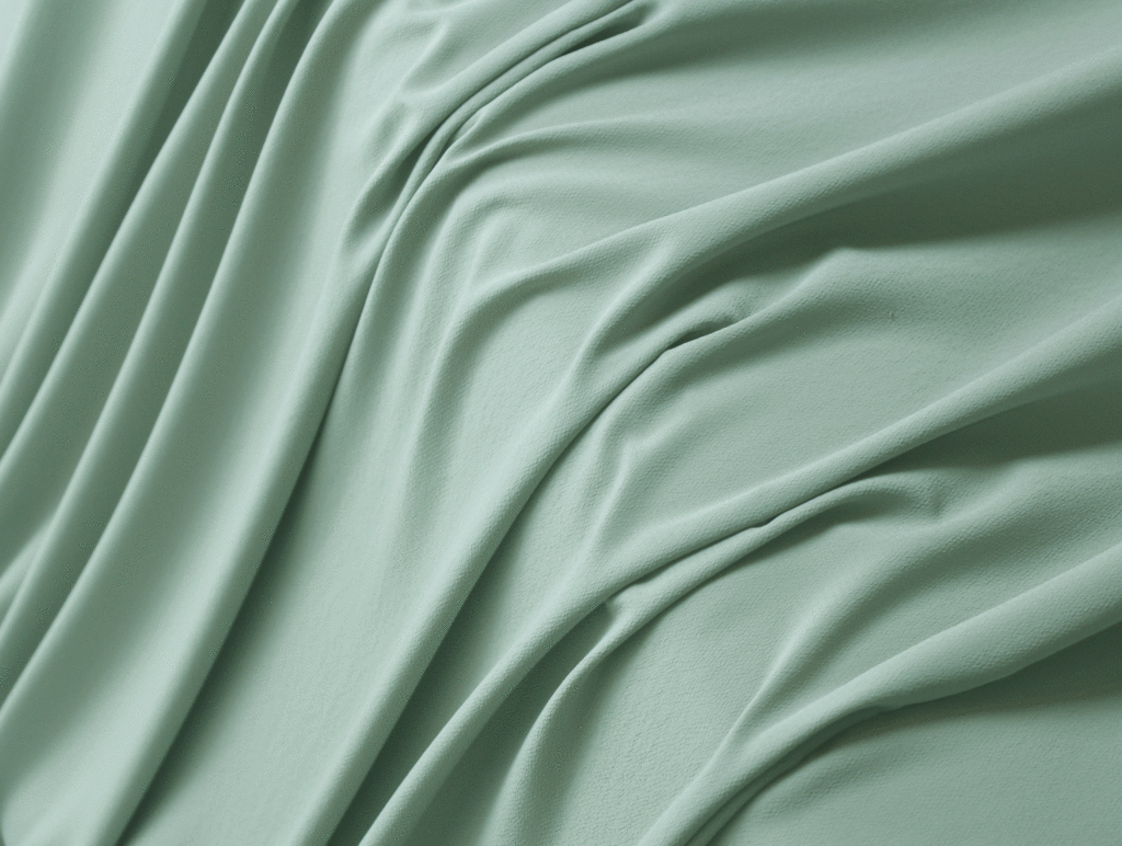 Seafoam Mens Crepe Fabric | Wildbird Fabric