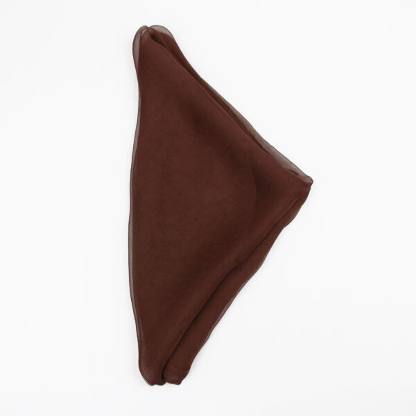 Bella Scarf - Chocolate Brown - Image 2