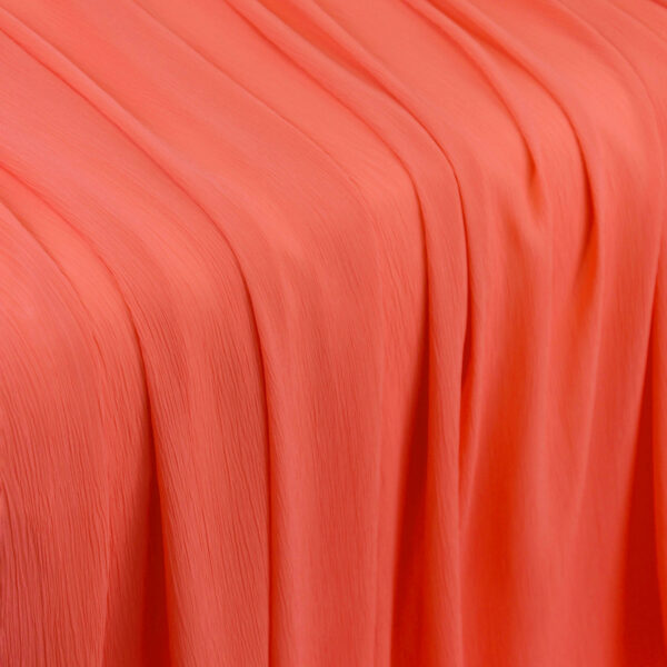 Coral Crinkle Fabric - Image 2