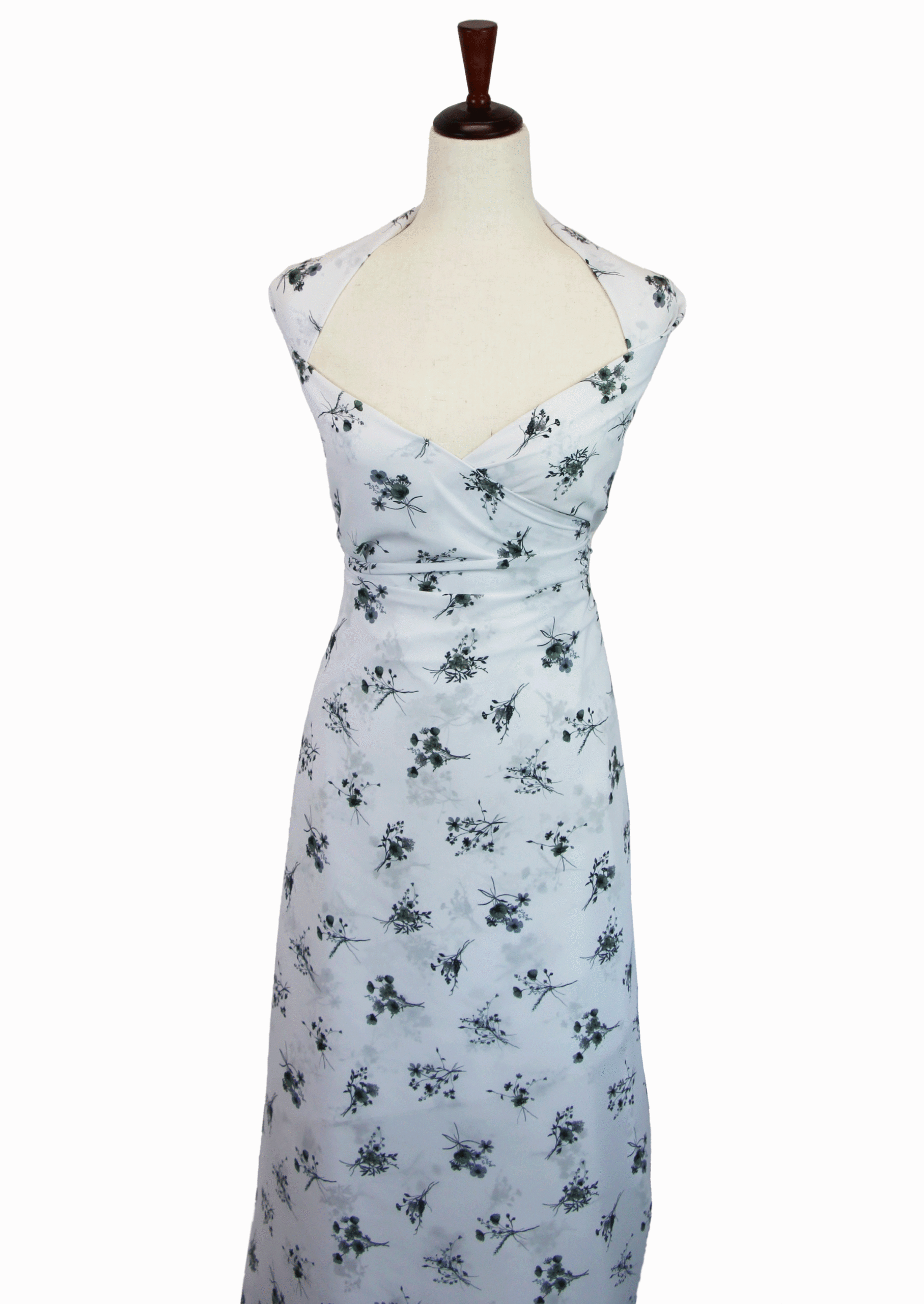 Wildflower Ditzy – Pine Green | Wildbird Fabric