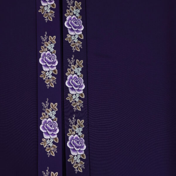 Eggplant Embroidery - Rose 13 - Image 2