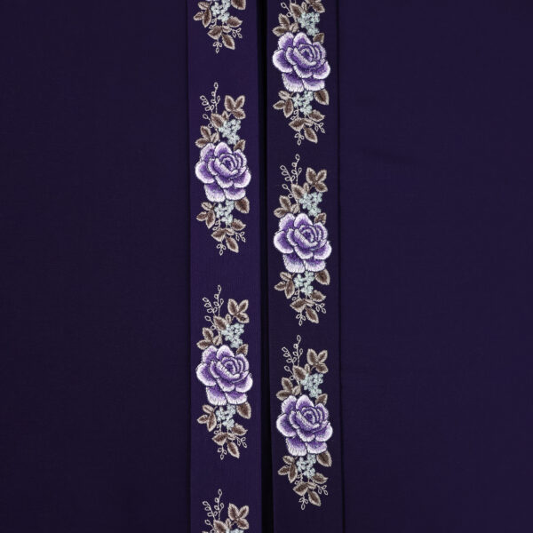 Eggplant Embroidery - Rose 13