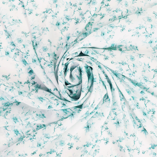 Chino Floral - Aqua - Image 3