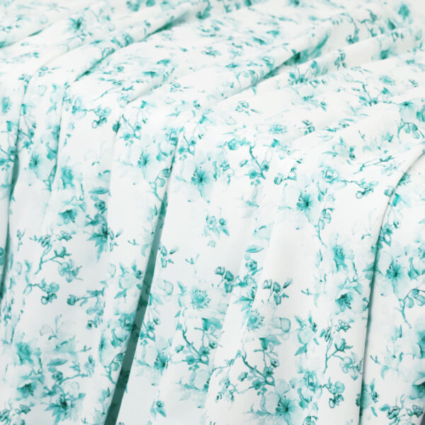 Chino Floral - Aqua - Image 4