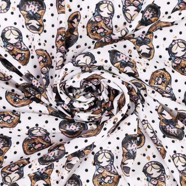 Matryoshka - Black Polka Dot - Image 3