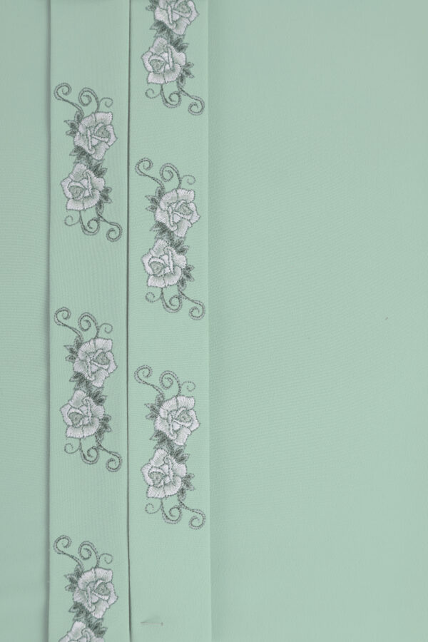 Seafoam Embroidery - Rose 6 - Image 3