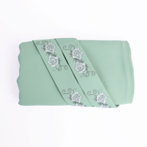 Seafoam Embroidery - Rose 6 - Image 2