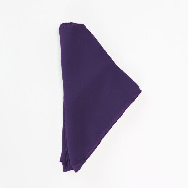 Triangle Scarf - Eggplant - Image 2