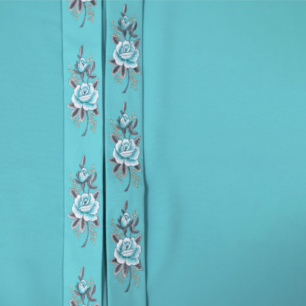 Aqua Embroidery - Rose 2-2 - Image 2