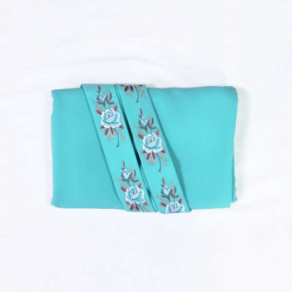 Aqua Embroidery - Rose 2-2 - Image 3