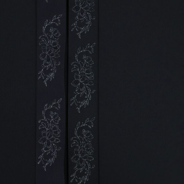 Black Embroidery - Flower 11 - Image 2