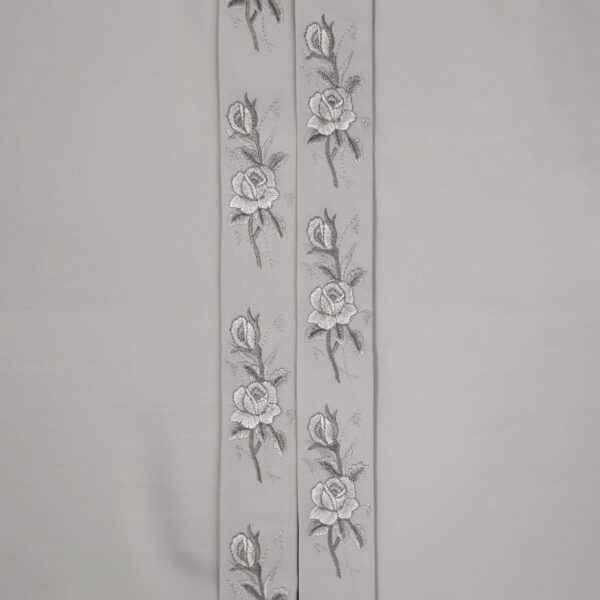 Silver Embroidery - Rose 5