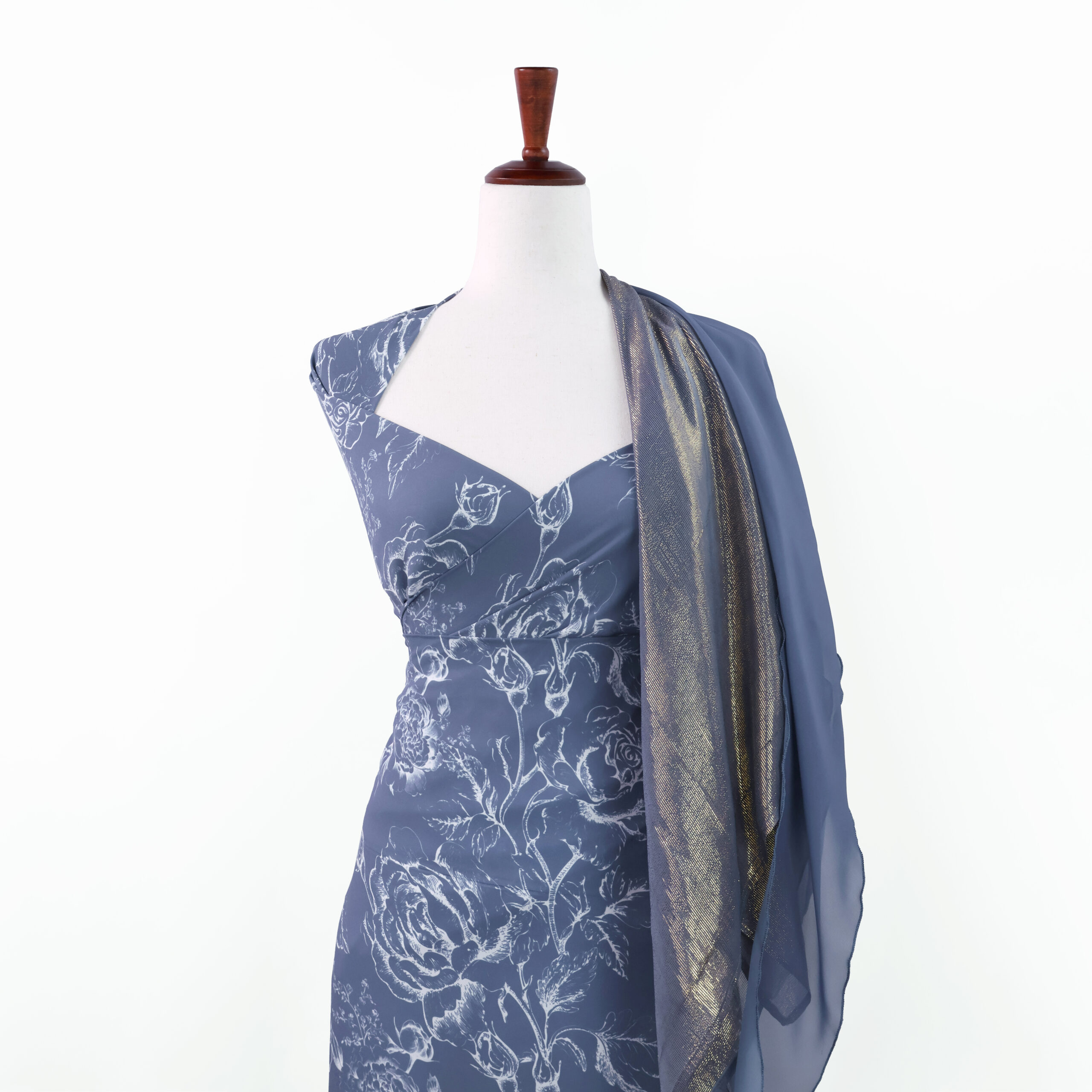 Flourishing Roses - Hyacinth & White - Image 5