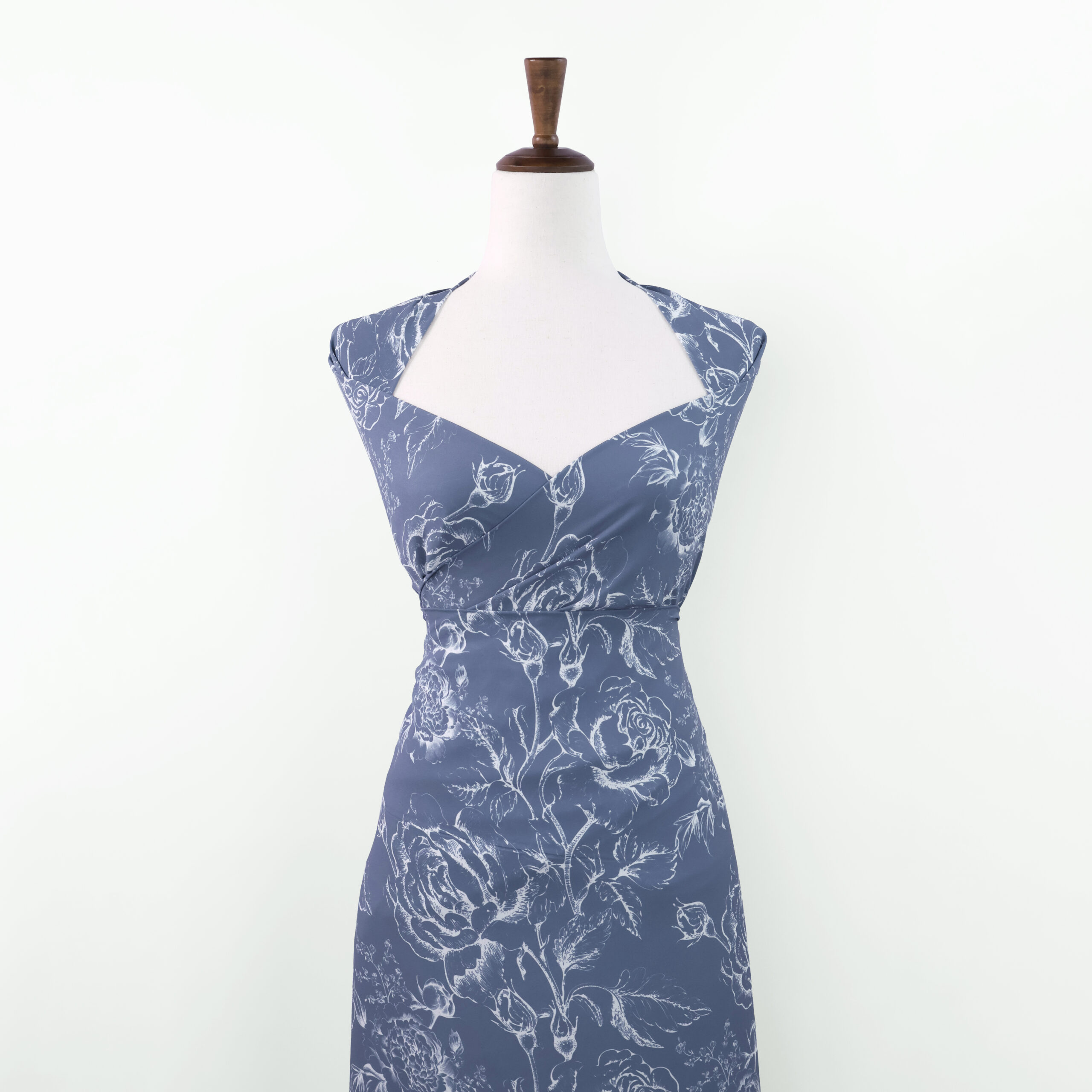 Flourishing Roses - Hyacinth & White - Image 2