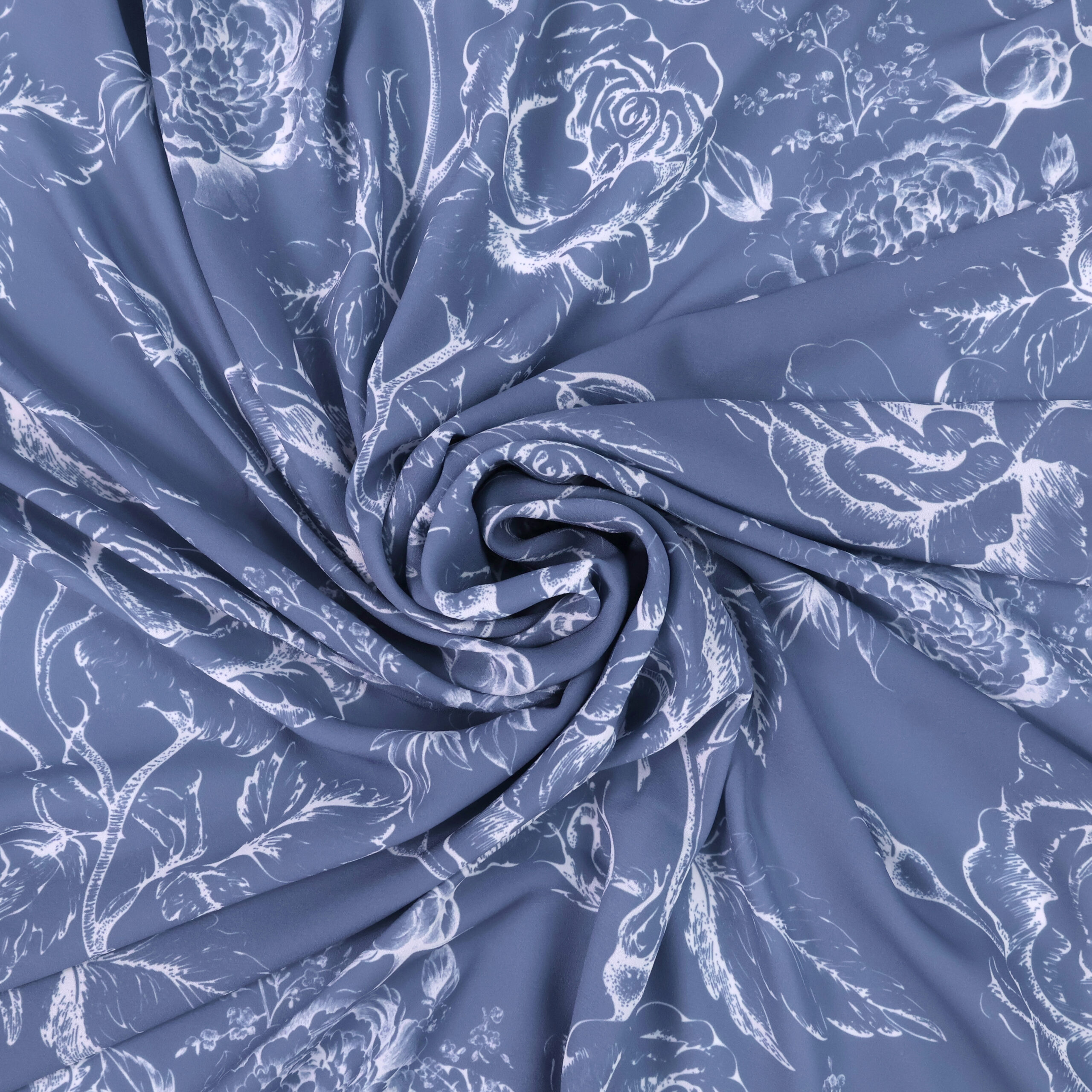 Flourishing Roses - Hyacinth & White - Image 3