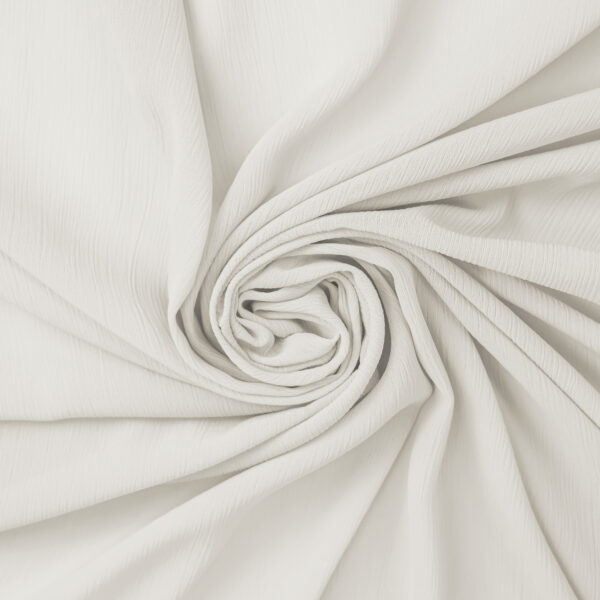 Ivory Crinkle Fabric