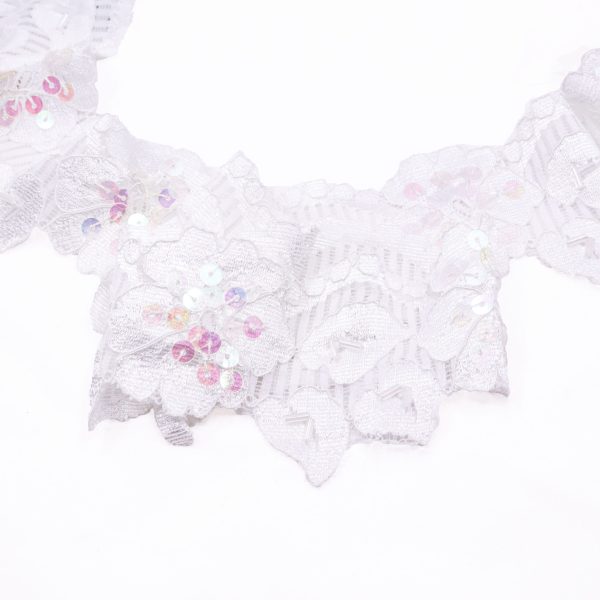 White Jasmine Sequin Lace