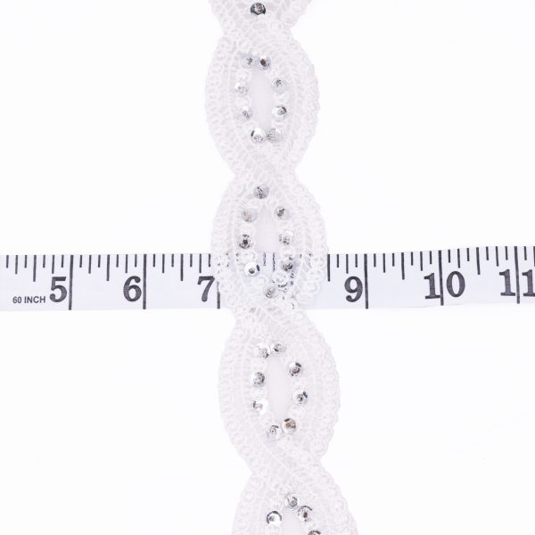 White Cris-Cross Lace - Image 2