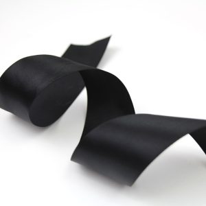 Black Satin Ribbon 1.5"