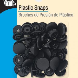 Dritz Black Plastic Snaps