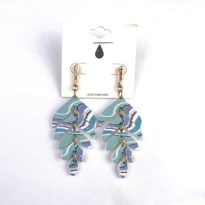 Aqua Fern Earrings