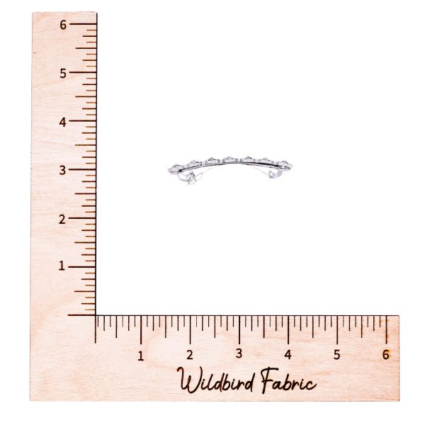 Silver Daisy Pony Tail Clip - Image 2