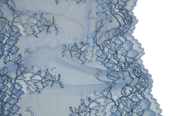 Bright Slate Blue Lace