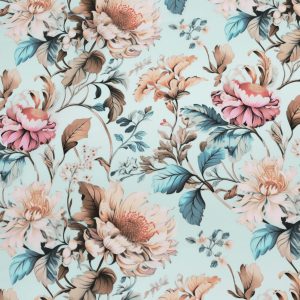 Cream Peony Chintz Print