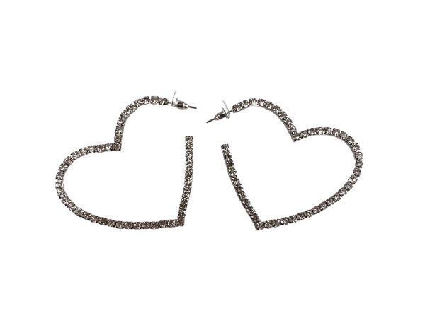 Silver Heart Earrings