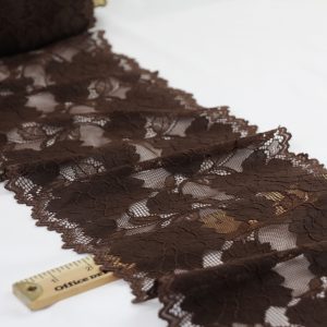 Dark Chocolate Peony Lace