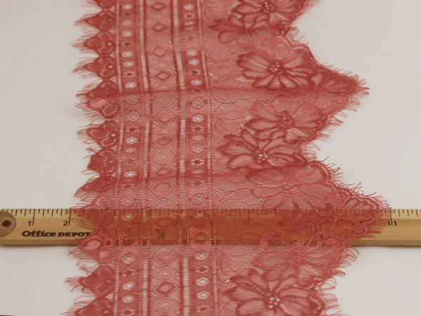 Dark Coral Island French Lace - Image 2