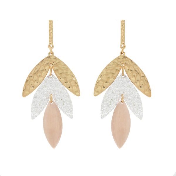 Metal Fern Earrings