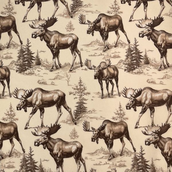 Golden Moose Print