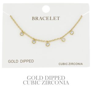 Gold Zirconia Bracelet