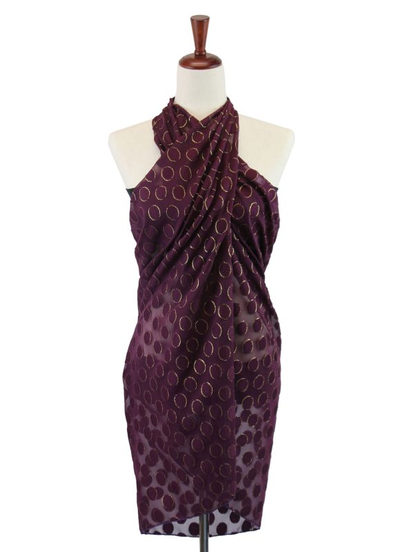 Mulberry Textured Sarong - Image 2