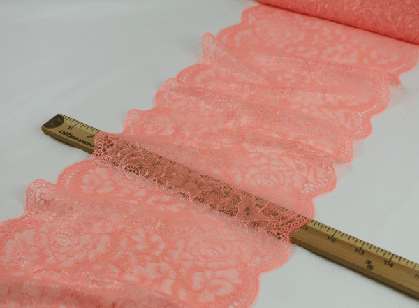 Neon Peach Lace