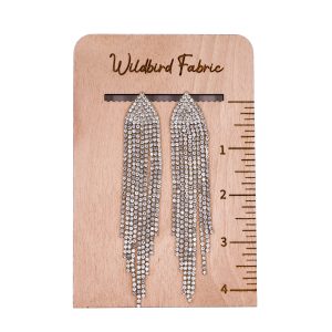 Triangle Tassel Earrings
