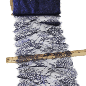 Shiny Brite Navy lace