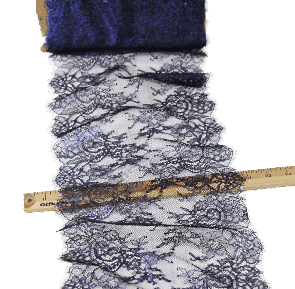 Shiny Brite Navy lace