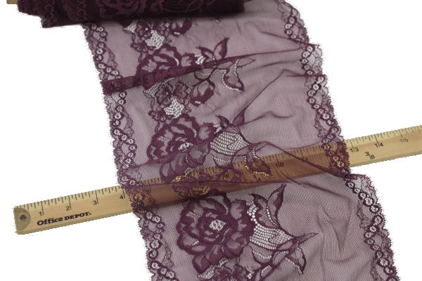 Wine Lace with Roses - Image 2