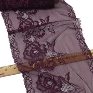 Wine Lace with Roses